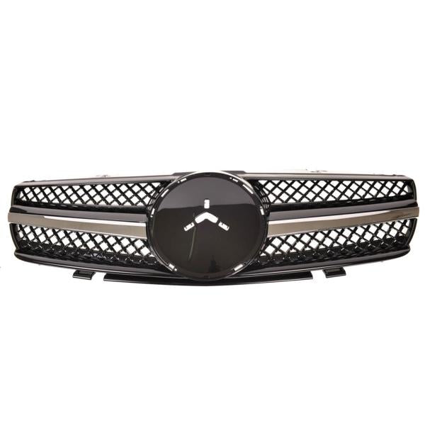 Sport Kühlergrill Schwarz Chrom passend für Mercedes Benz SL (R230) Vorfacelift ab 01-05