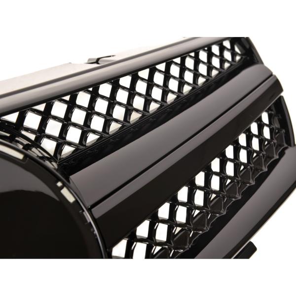 Sport Kühlergrill Schwarz glanz passend für Mercedes Benz SL (R230) Vorfacelift ab 01-05