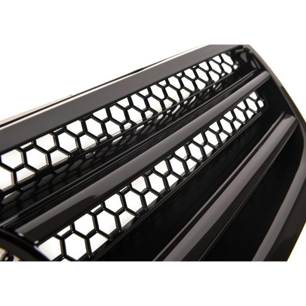 Sport Kühlergrill Schwarz glanz passend für Mercedes Benz SL (R230) Vorfacelift ab 01-05