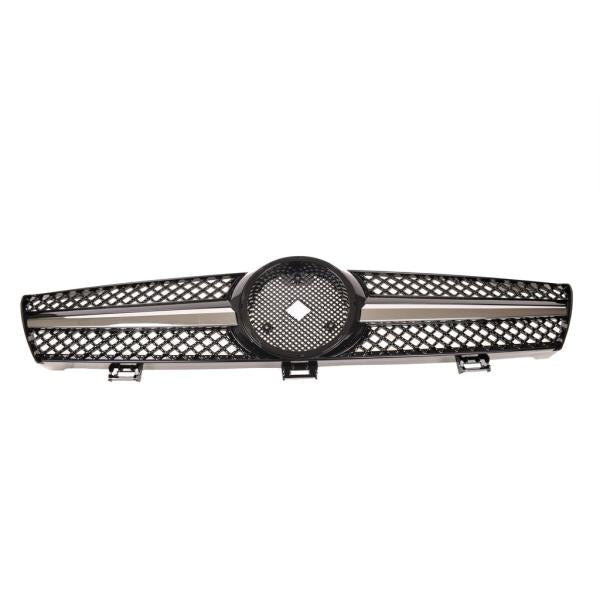 Kühlergrill Gitter glanz Schwarz Chrom passt für CLS C219 W219 04-08 kein AMG