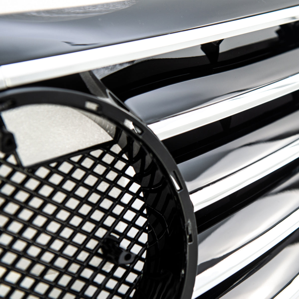 Front Grille Chrome & Black passend für Mercedes S-Class W220 2003-2005 – Bild 4