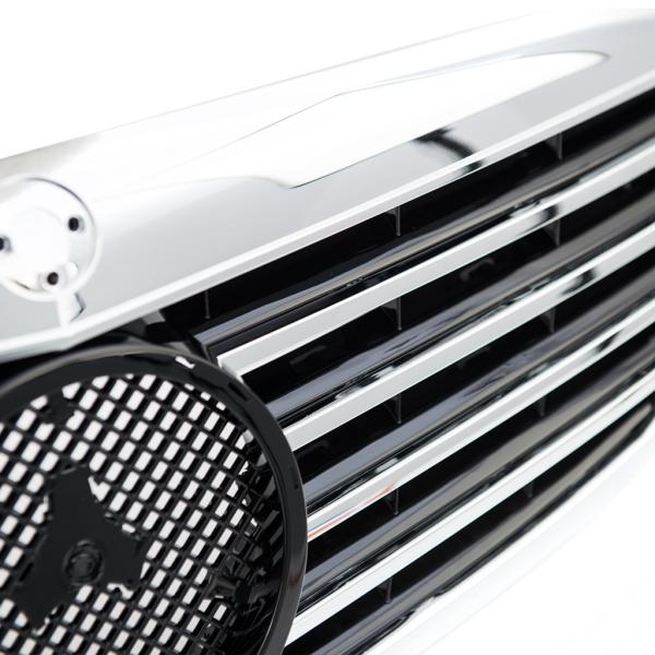 Sport Kühlergrill Chrom Silber passend für Mercedes Benz S-Klasse (W221) ab 2005-2006