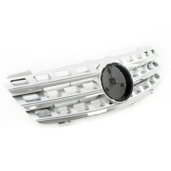 Kühlergrill chrom silber passend für Mercedes ML W164 05-08 Vormopf