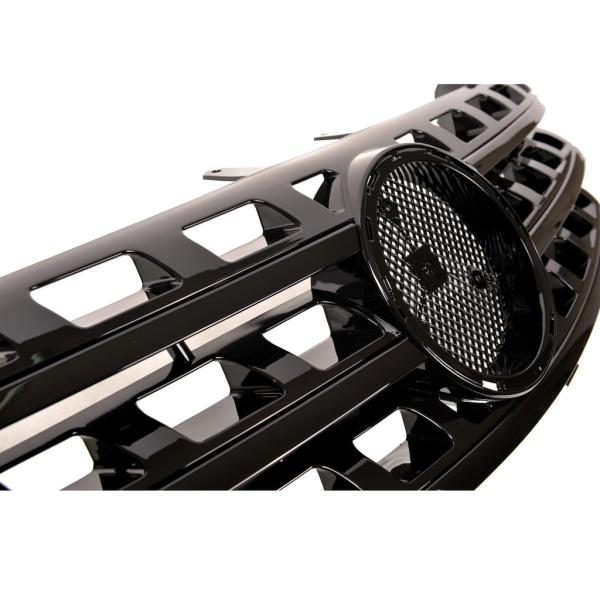 Calandre noir brillant adaptée pour Mercedes ML W164 05-08 phase 1
