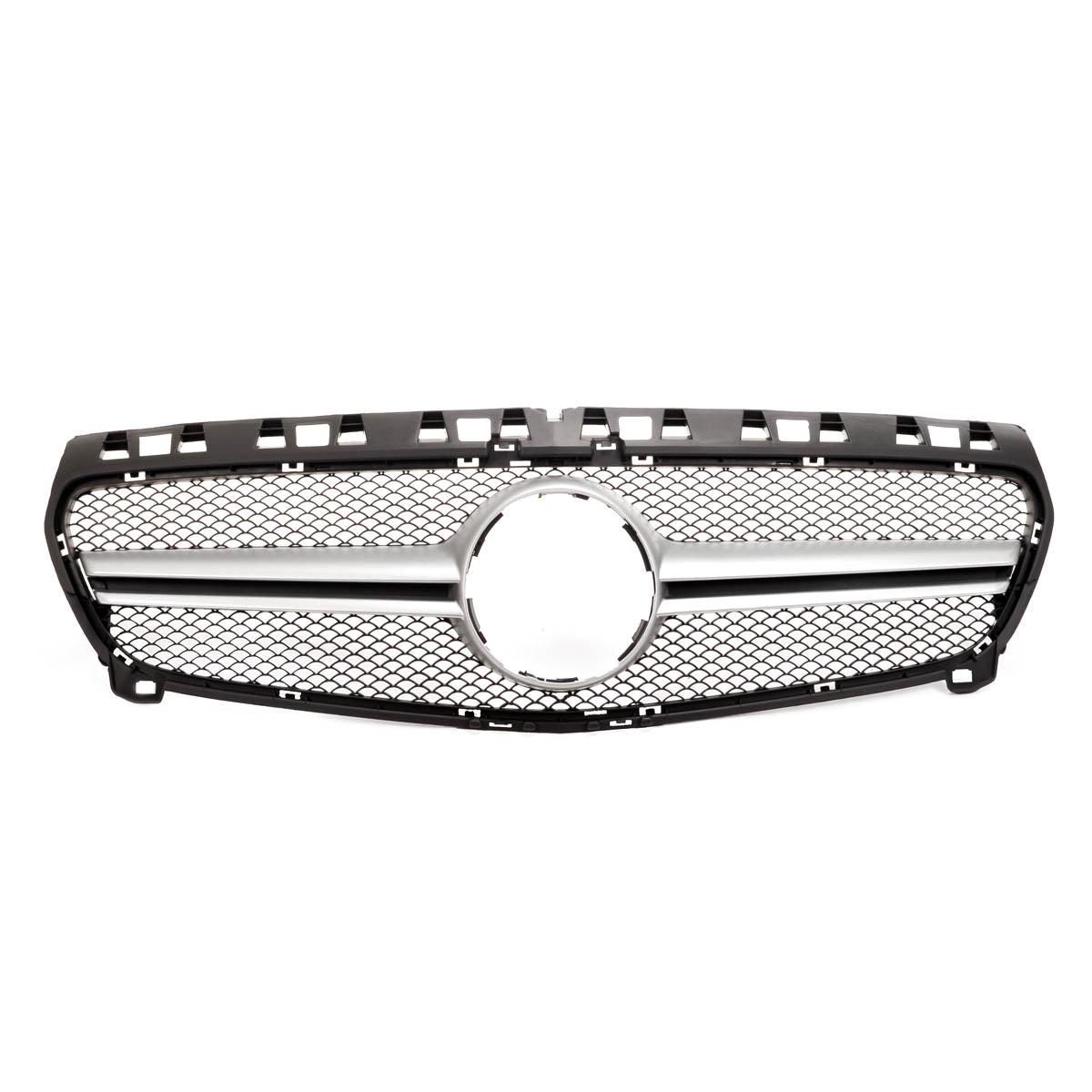 Front Grille Silver passend für Mercedes A-Class W176 2012-2015 – Bild 2