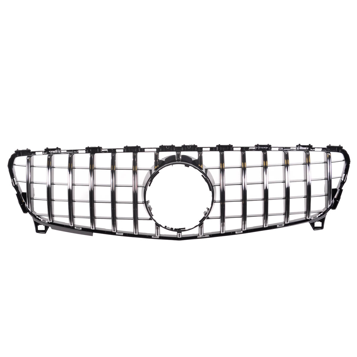 GT Chrome & Black Front Grille passend für Mercedes A-Class W176 2015-2018 – Bild 2