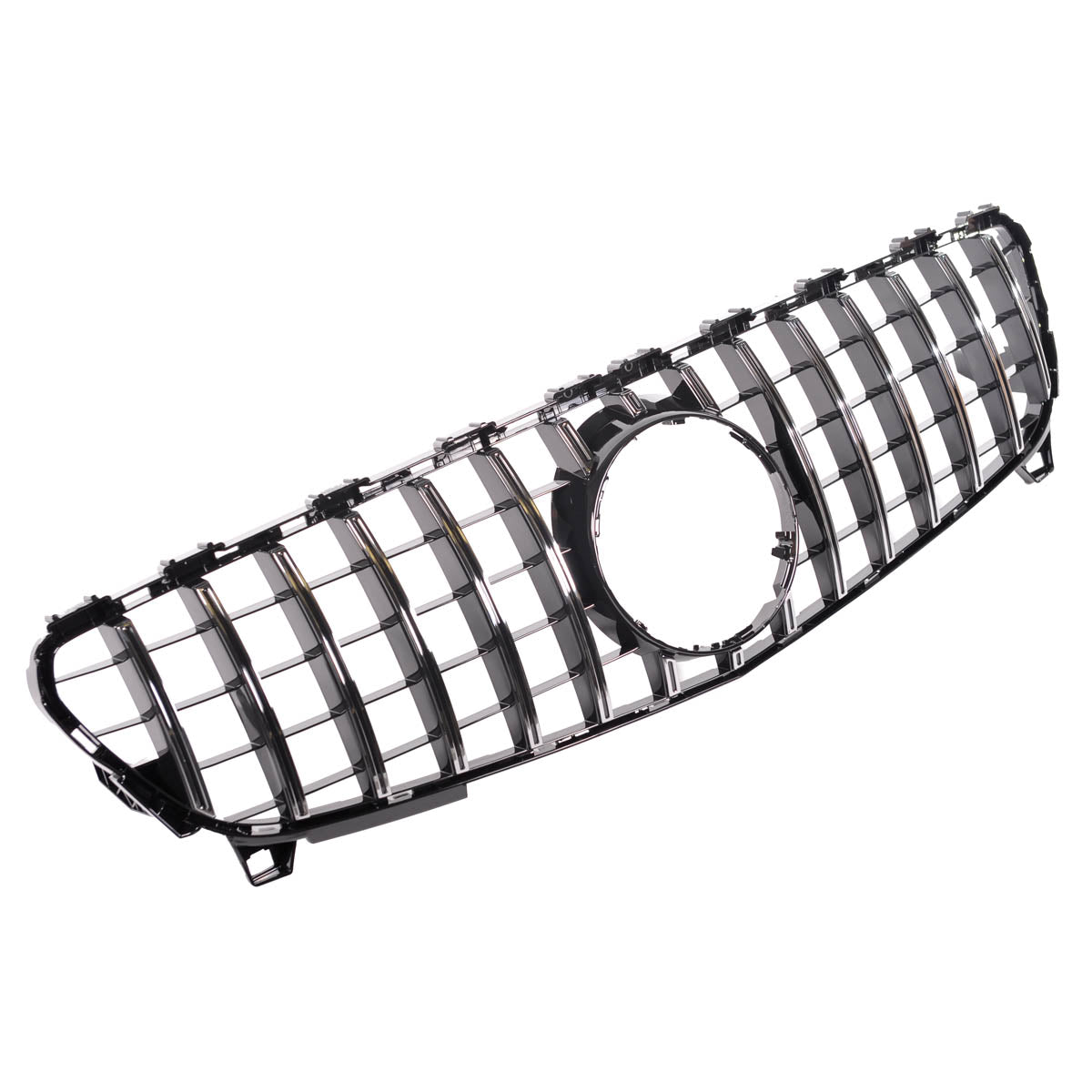 GT Chrome & Black Front Grille passend für Mercedes A-Class W176 2015-2018 – Bild 3