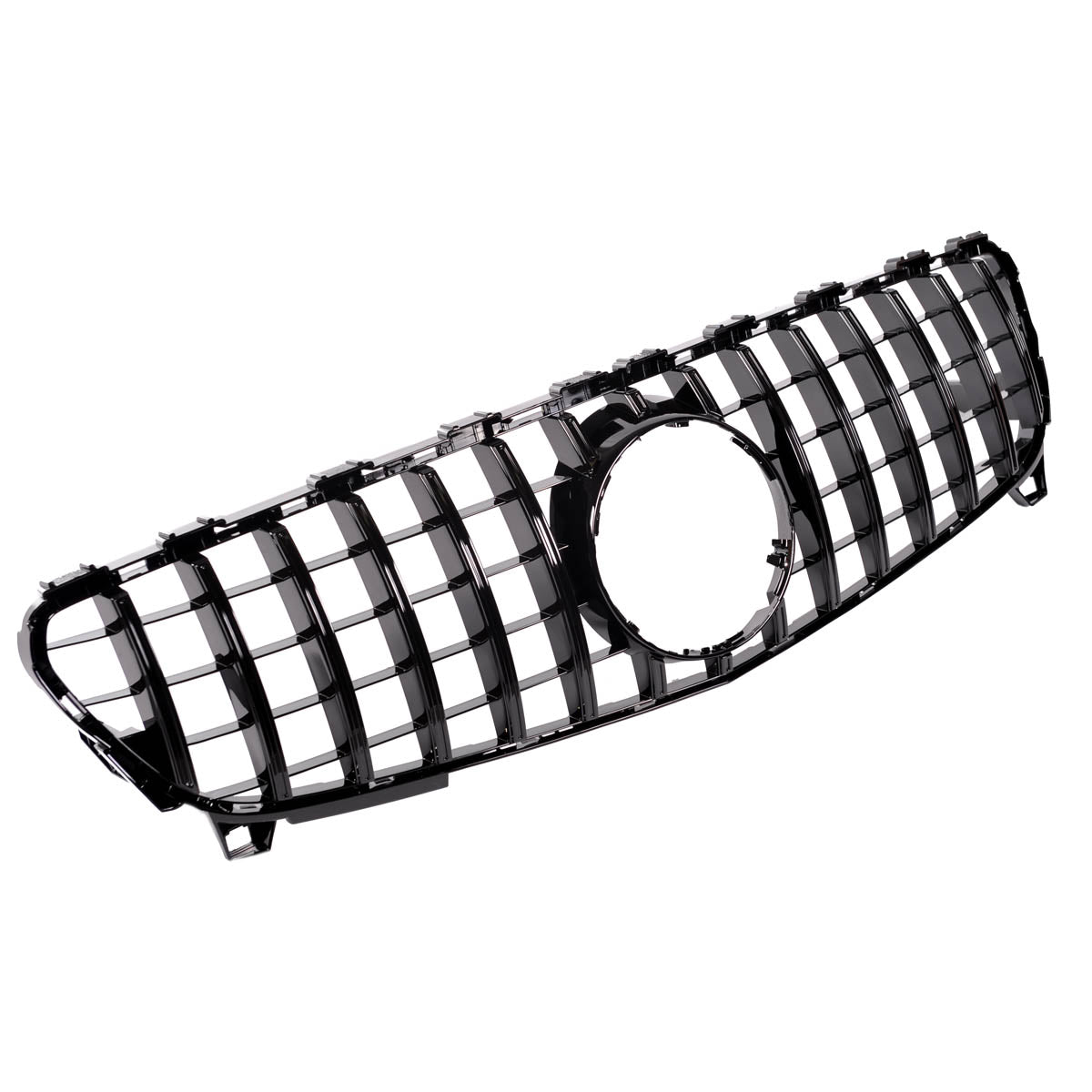 Front Grille Gloss Black Panamericana GT passend für Mercedes A-Class W176 15-18 – Bild 3