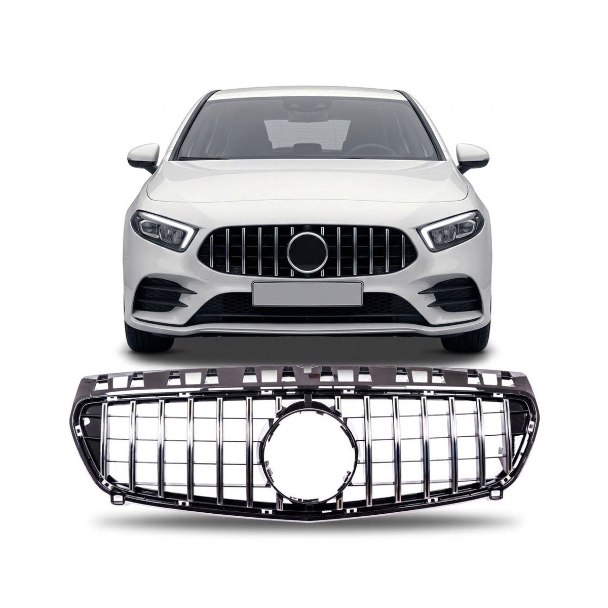 Front Grille Panamericana GT passend für Mercedes A-Class W177 V177 2018-2023 – Bild 1