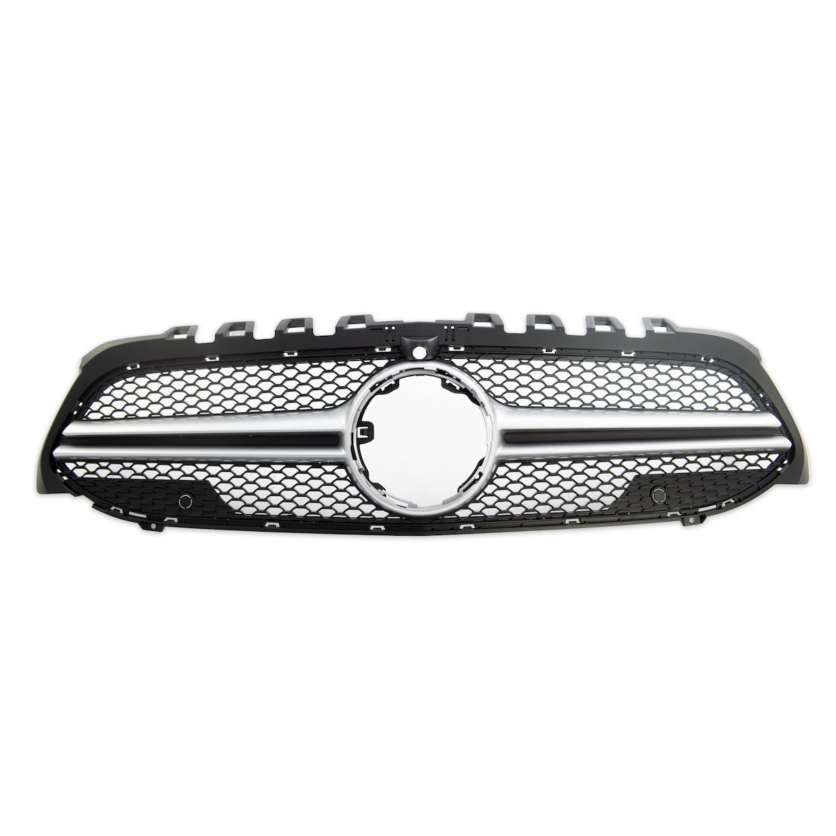 Sport Grille Silver A-Type Camera passend für Mercedes A-Class W177 V177 2018- – Bild 2