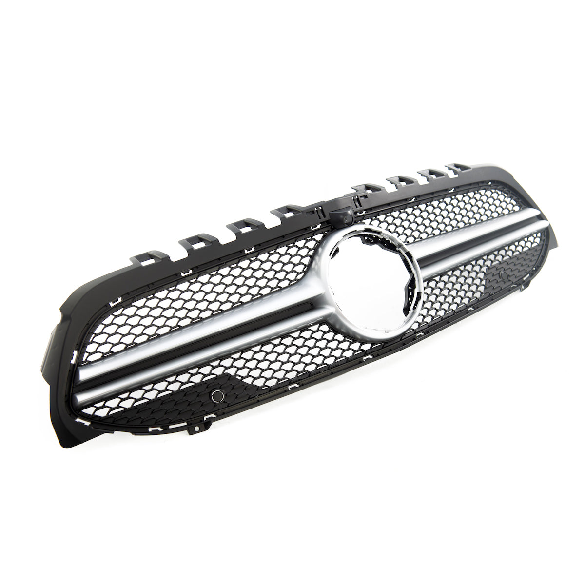Sport Grille Silver A-Type Camera passend für Mercedes A-Class W177 V177 2018- – Bild 4