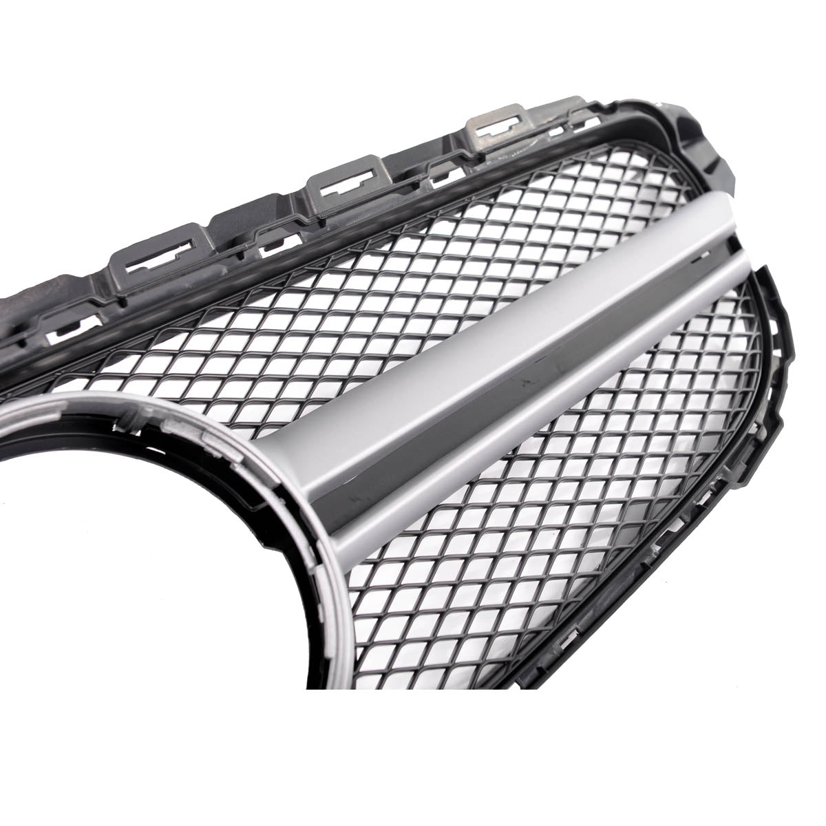 Front Grille Silver passend für Mercedes C-Class W205 Cabrio 2014-2018 – Bild 4