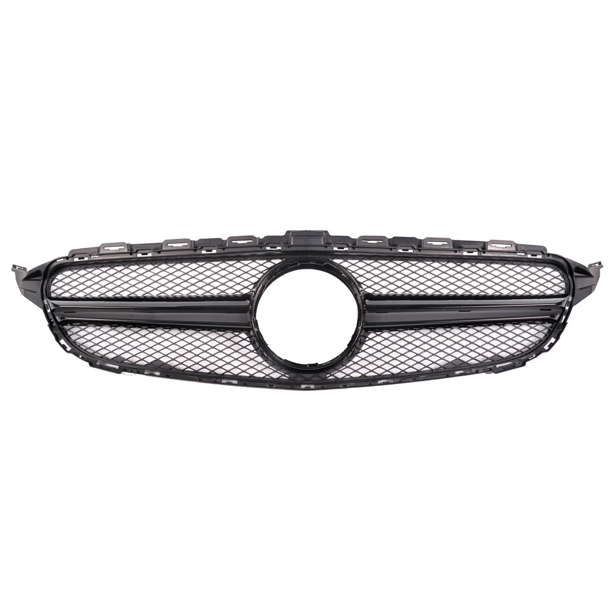 Front Grille Black passend für Mercedes C-Class W205 Sedan Estate 2014-2018 – Bild 2