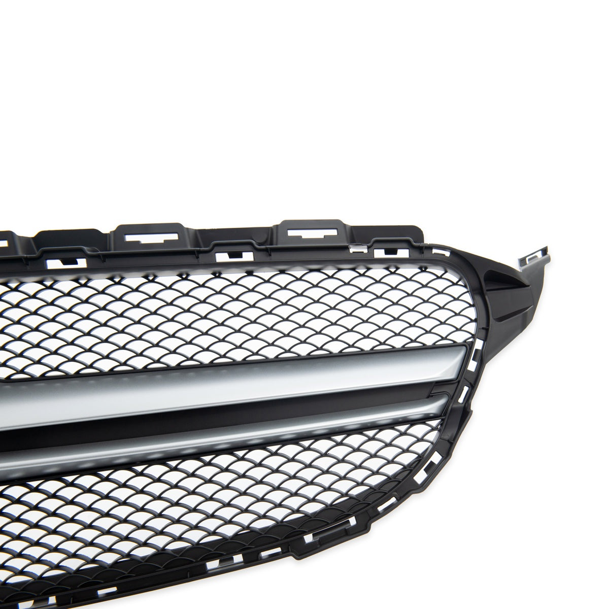 Front Grille Silver Cam passend für Mercedes C-Class W205 2014-2018 – Bild 3