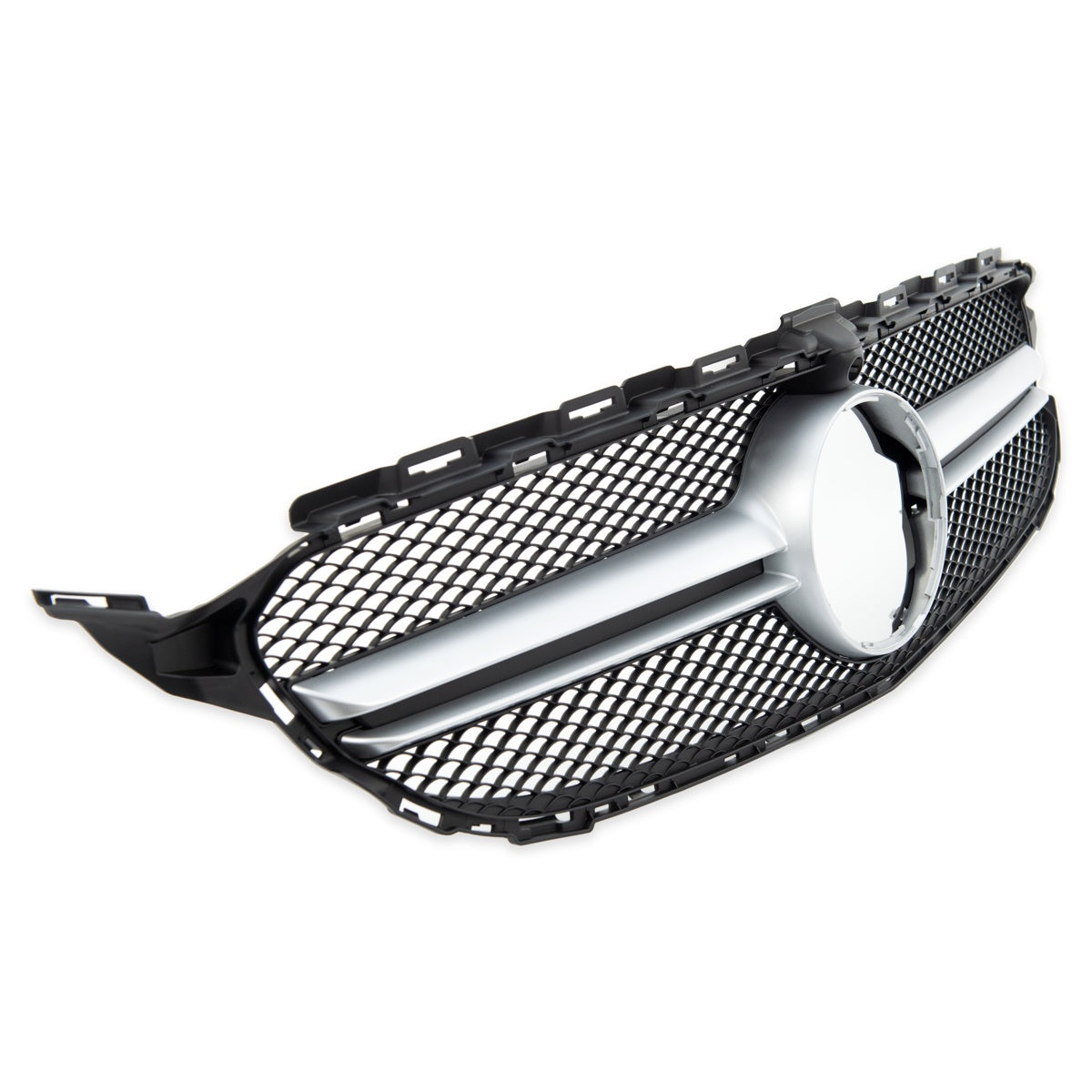Front Grille Silver Cam passend für Mercedes C-Class W205 2014-2018 – Bild 4