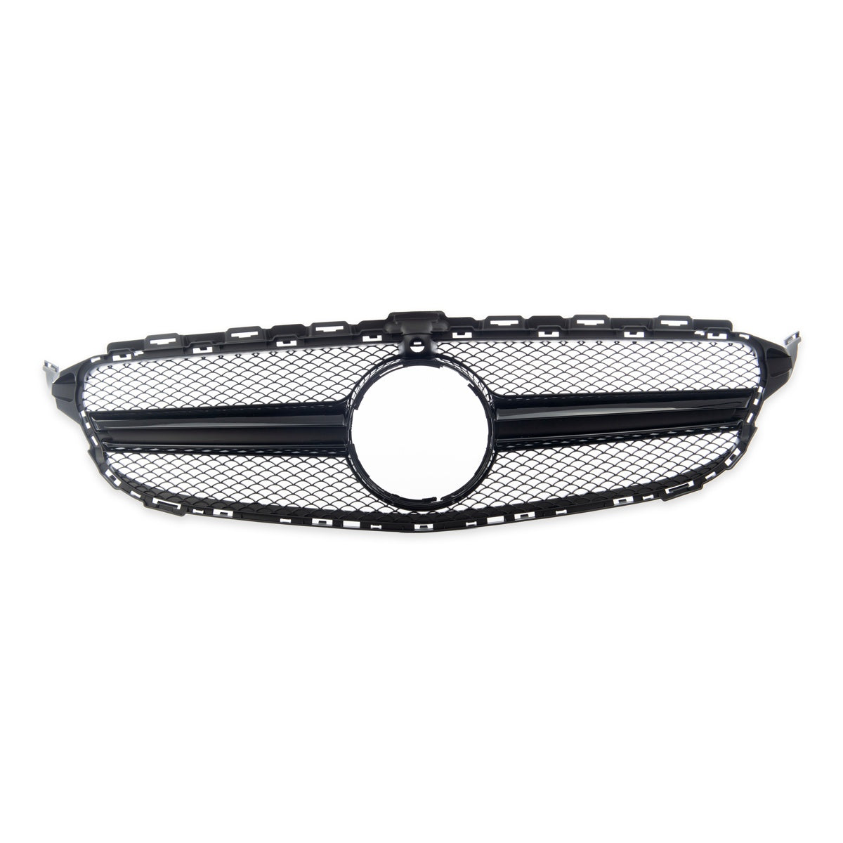 Front Grille Black for Camera passend für Mercedes C-Class W205 2014-2018 – Bild 2