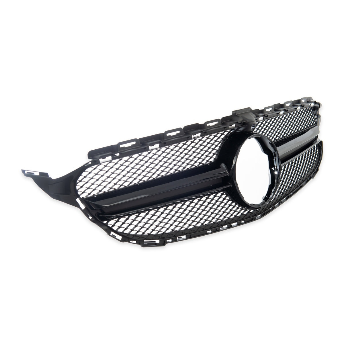 Front Grille Black for Camera passend für Mercedes C-Class W205 2014-2018 – Bild 4