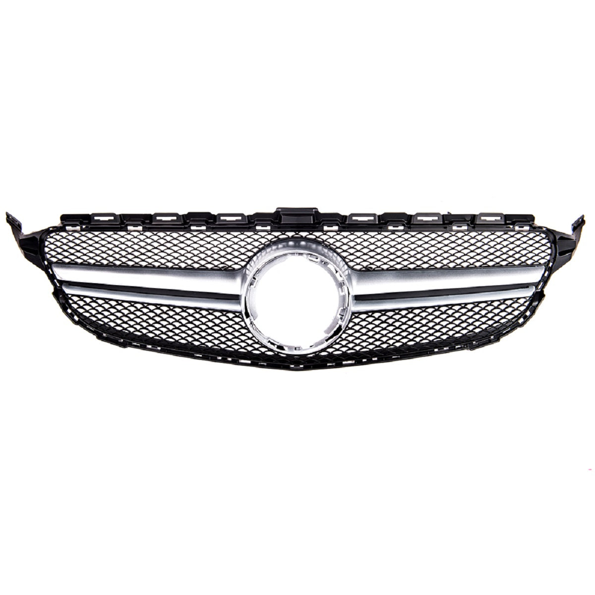 Front Grille Silver passend für Mercedes C-Class W205 2018-2021 – Bild 2