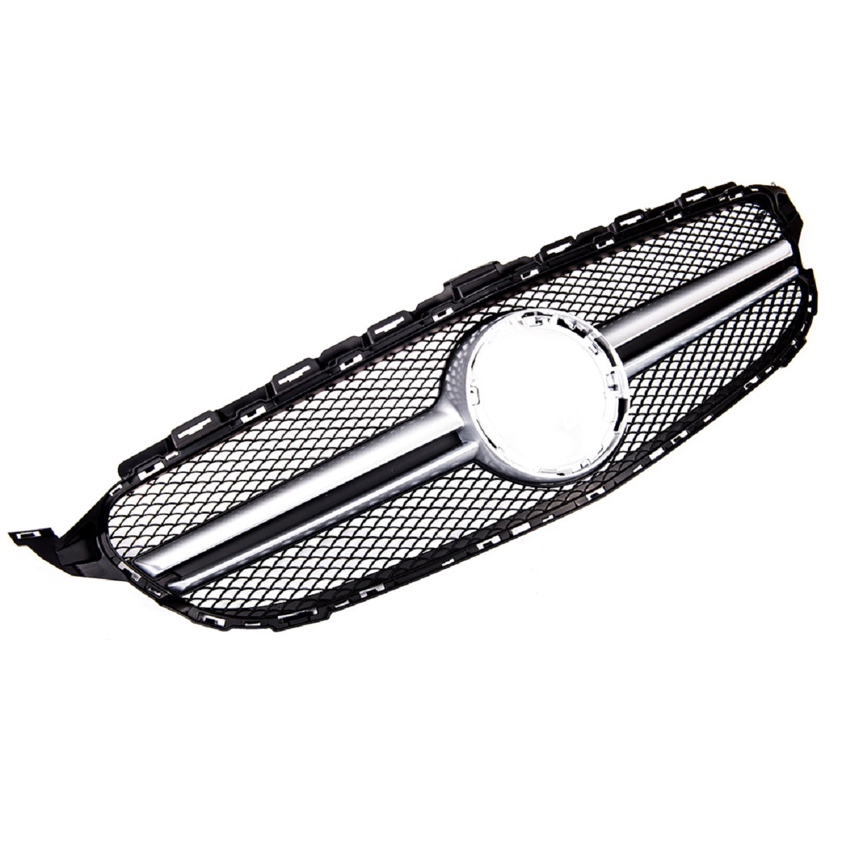 Front Grille Silver passend für Mercedes C-Class W205 2018-2021 – Bild 3
