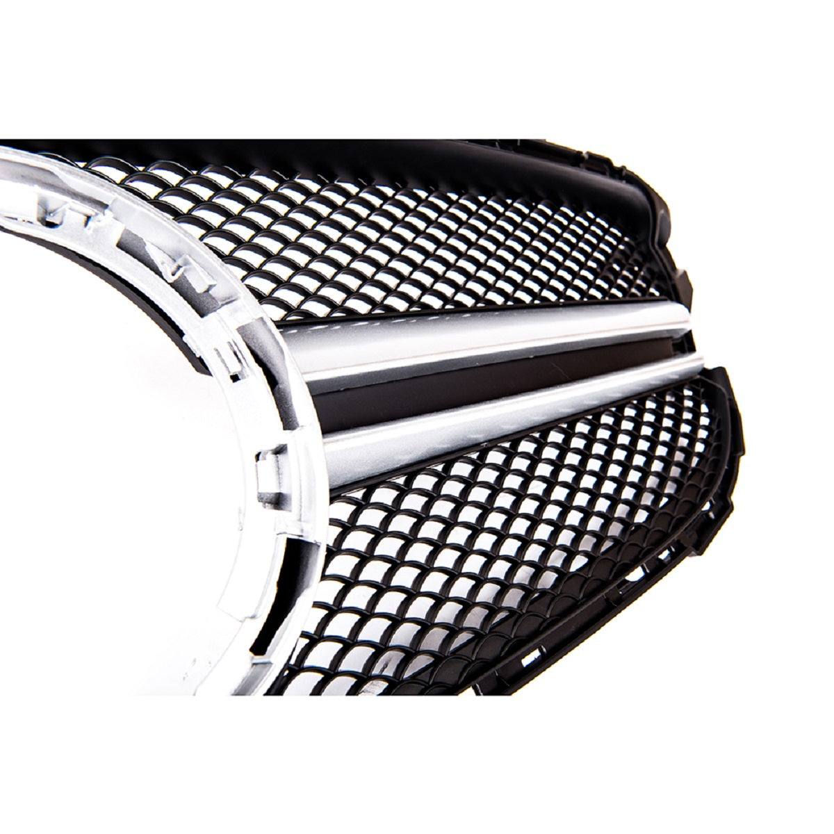 Front Grille Silver passend für Mercedes C-Class W205 2018-2021 – Bild 4