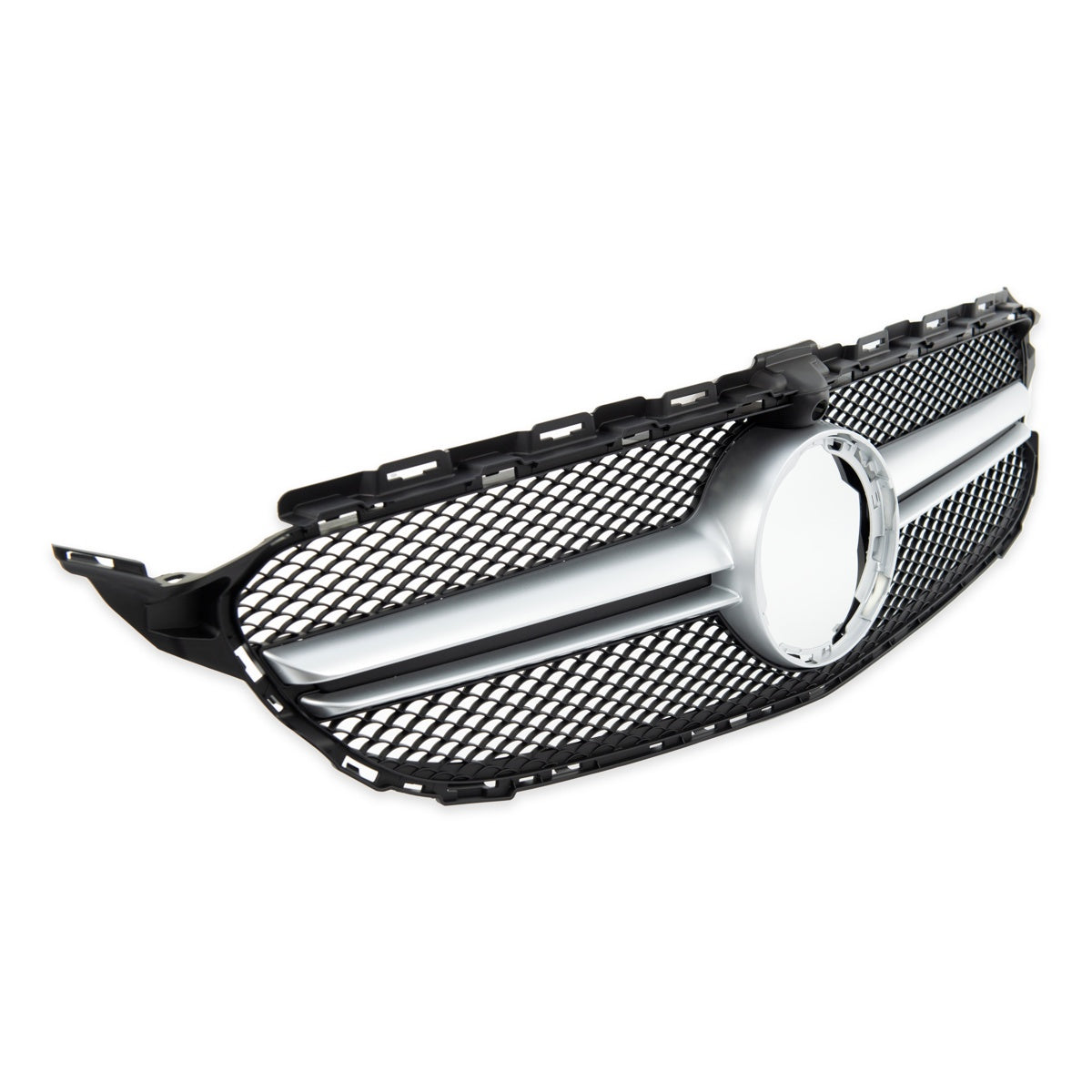 Front Grille Silver passend für Mercedes C-Class W205 2018-2021 – Bild 3