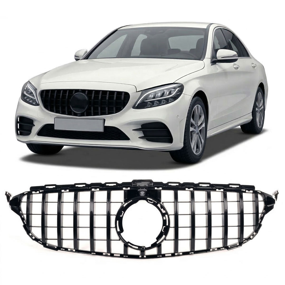 Panamericana GT Grille passend für Mercedes C-Class W205 2018-2021 – Bild 1