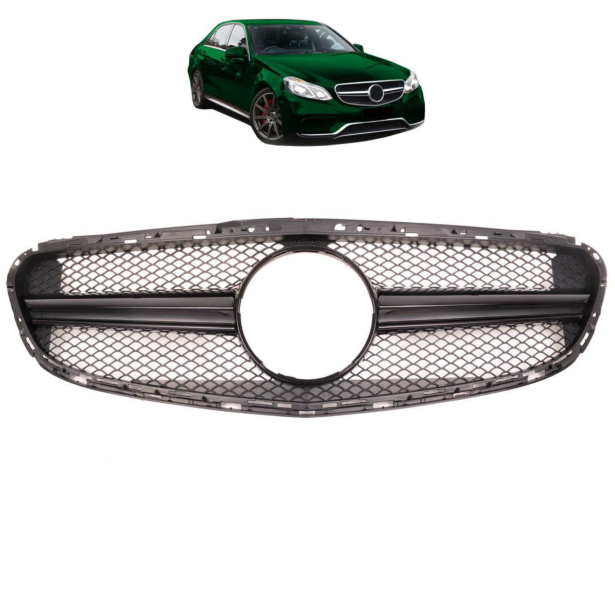 Front Grille Black passend für Mercedes E-Class W212 2013-2016 – Bild 1