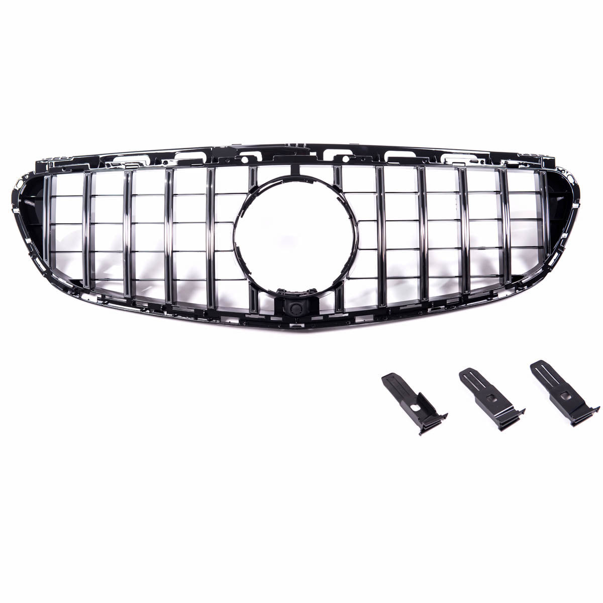 Front Grille Panamericana GT Chrome passend für Mercedes E-Class W212 13-16 – Bild 2