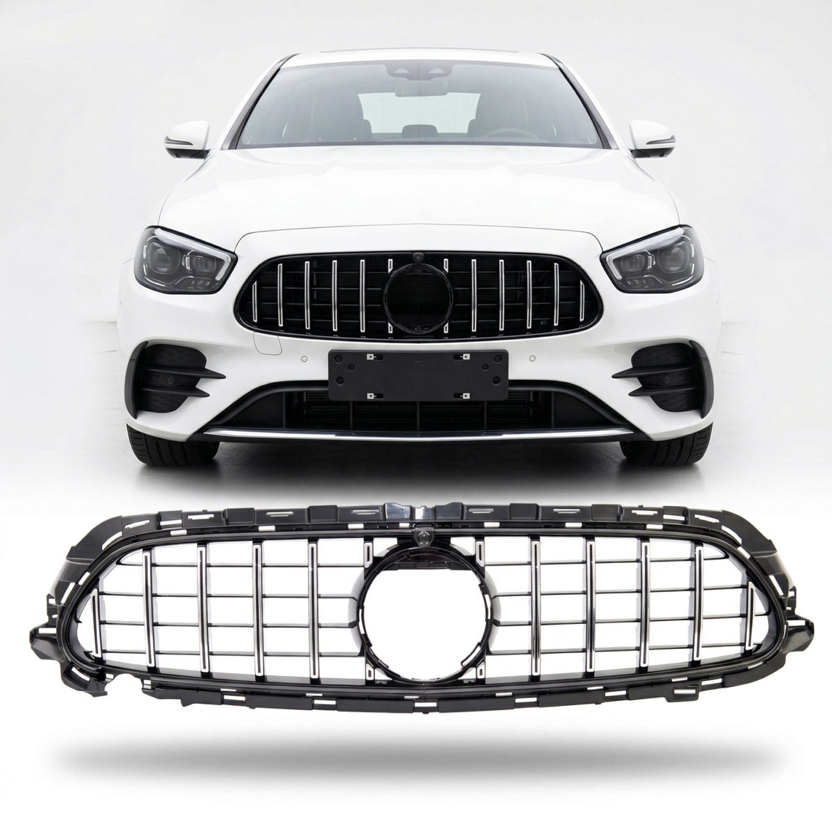GT Chrome Grille passend für Mercedes E-Class W213 S213 A238 C238 2020-2023 – Bild 1