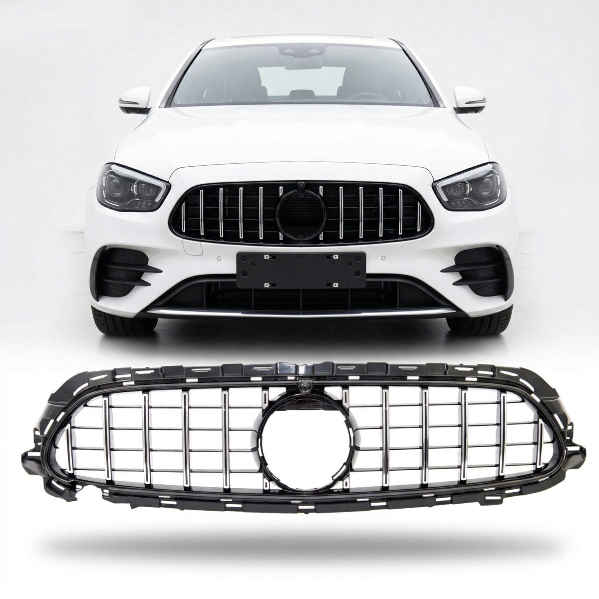 GT Chrome & Black Grille passend für Mercedes E-Class W213 S213 2020-2023 – Bild 1