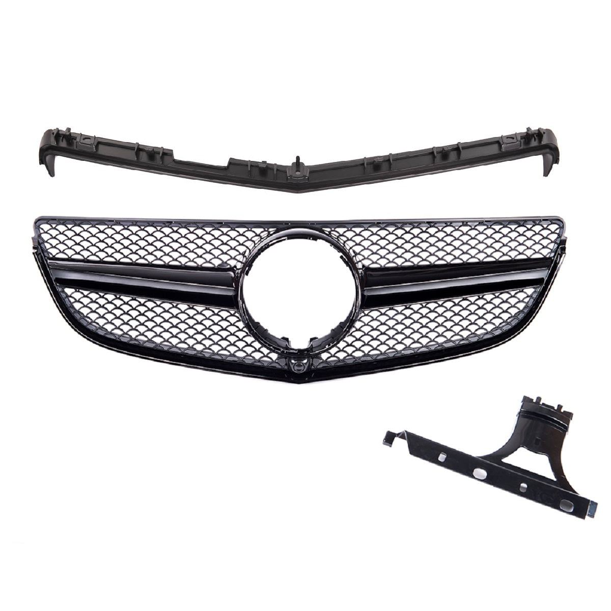Front Grille Gloss Black passend für Mercedes E-Class C207 A207 2013-2017 – Bild 2