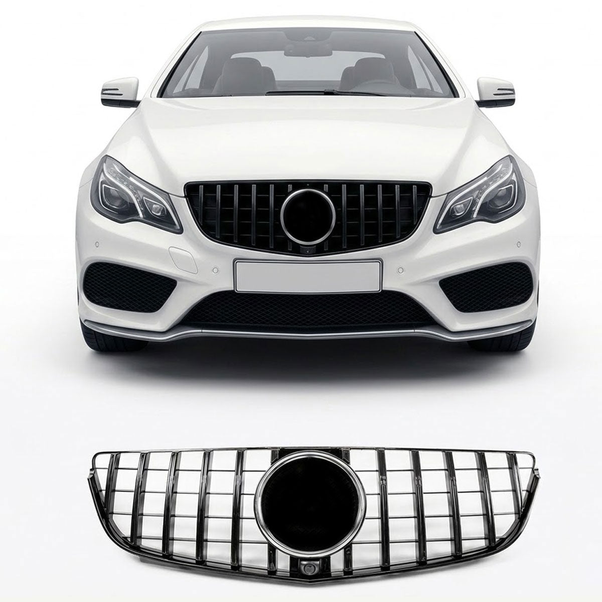 Front Grille Gloss Black passend für Mercedes E-Class C207/A207 2013-2017 – Bild 1
