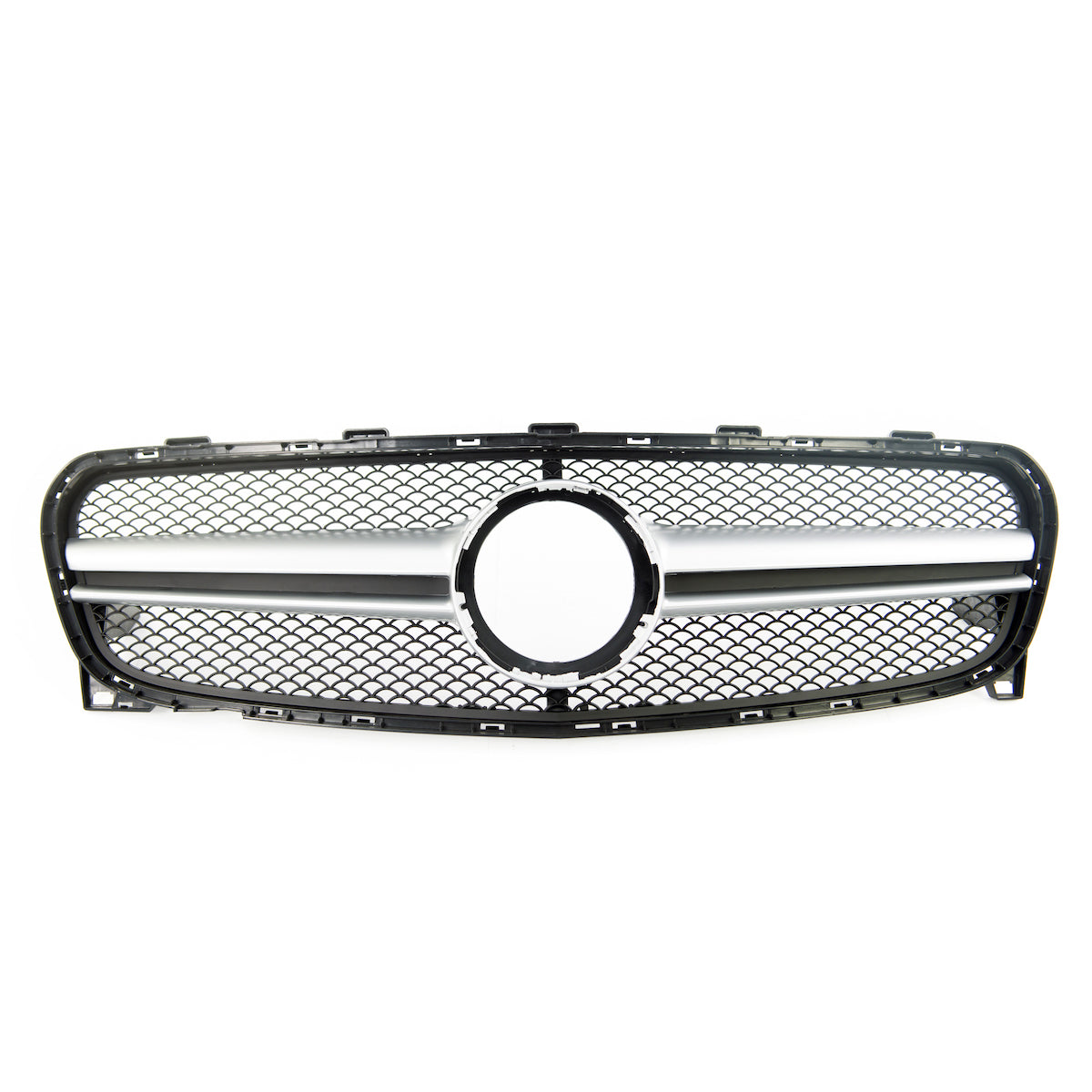 Front Grille Silver passend für Mercedes GLA X156 2017-2019 – Bild 2