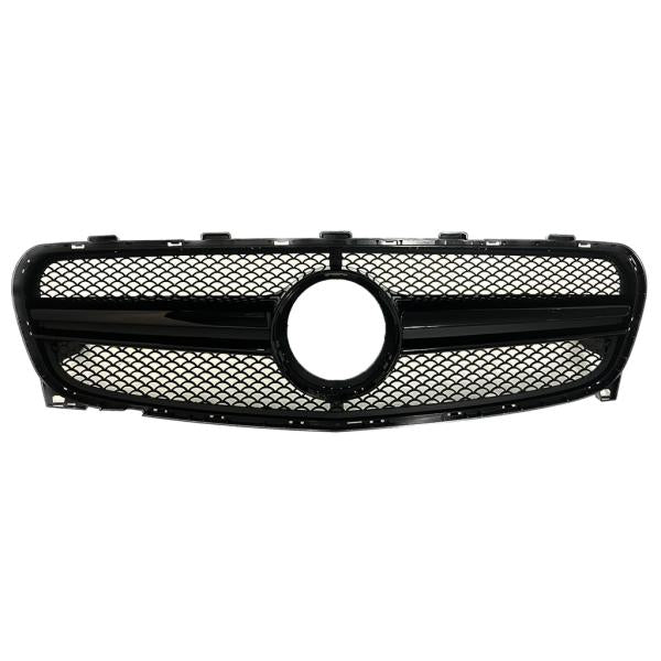 Sport Kühlergrill Schwarz Glanz passt passend für Mercedes GLA X156 ab 13-16 nicht AMG