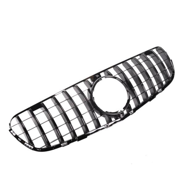 Kühlergrill Schwarz passend für Mercedes GLC X253 + Kamera Sport-Panamericana GT