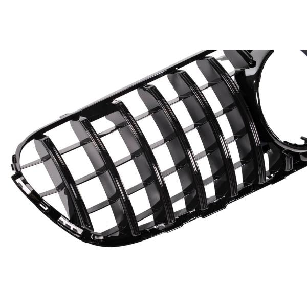 Kühlergrill Schwarz passend für Mercedes GLC X253 + Kamera Sport-Panamericana GT