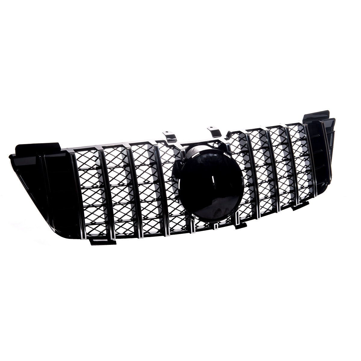 GT Chrome & Black Front Grille passend für Mercedes M-Class W164 2005-2008 – Bild 3