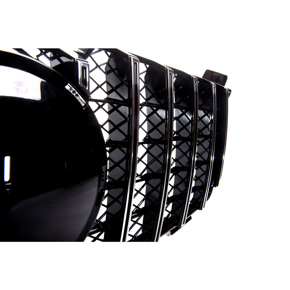 GT Chrome & Black Front Grille passend für Mercedes M-Class W164 2005-2008 – Bild 4