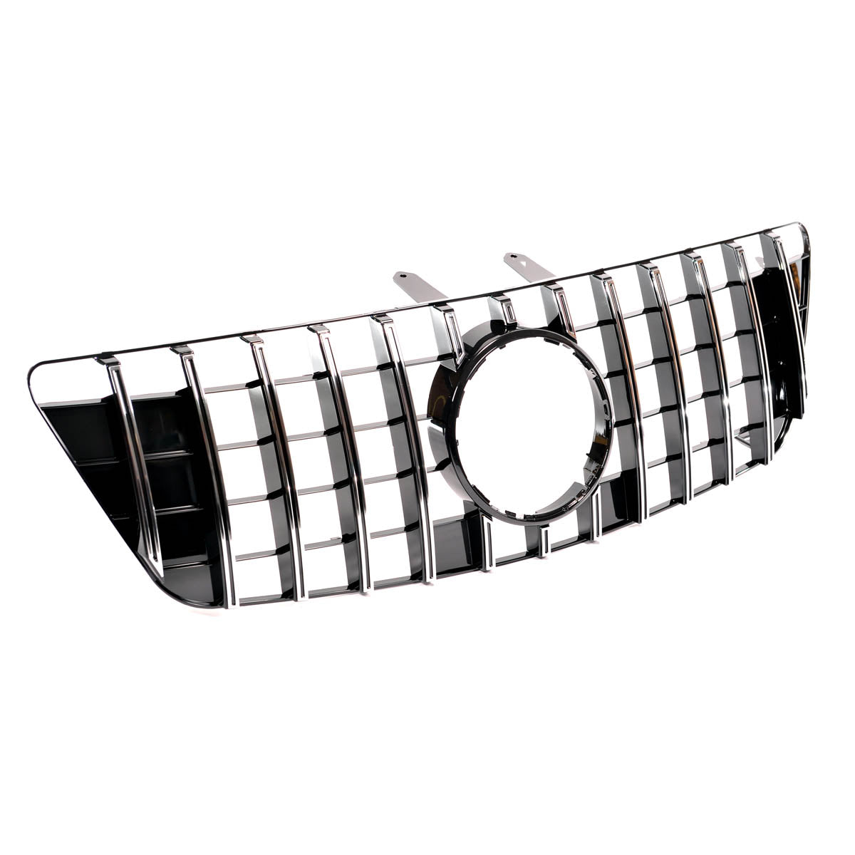 GT Chrome & Black Front Grille passend für Mercedes M-Class W164 2008-2011 – Bild 3