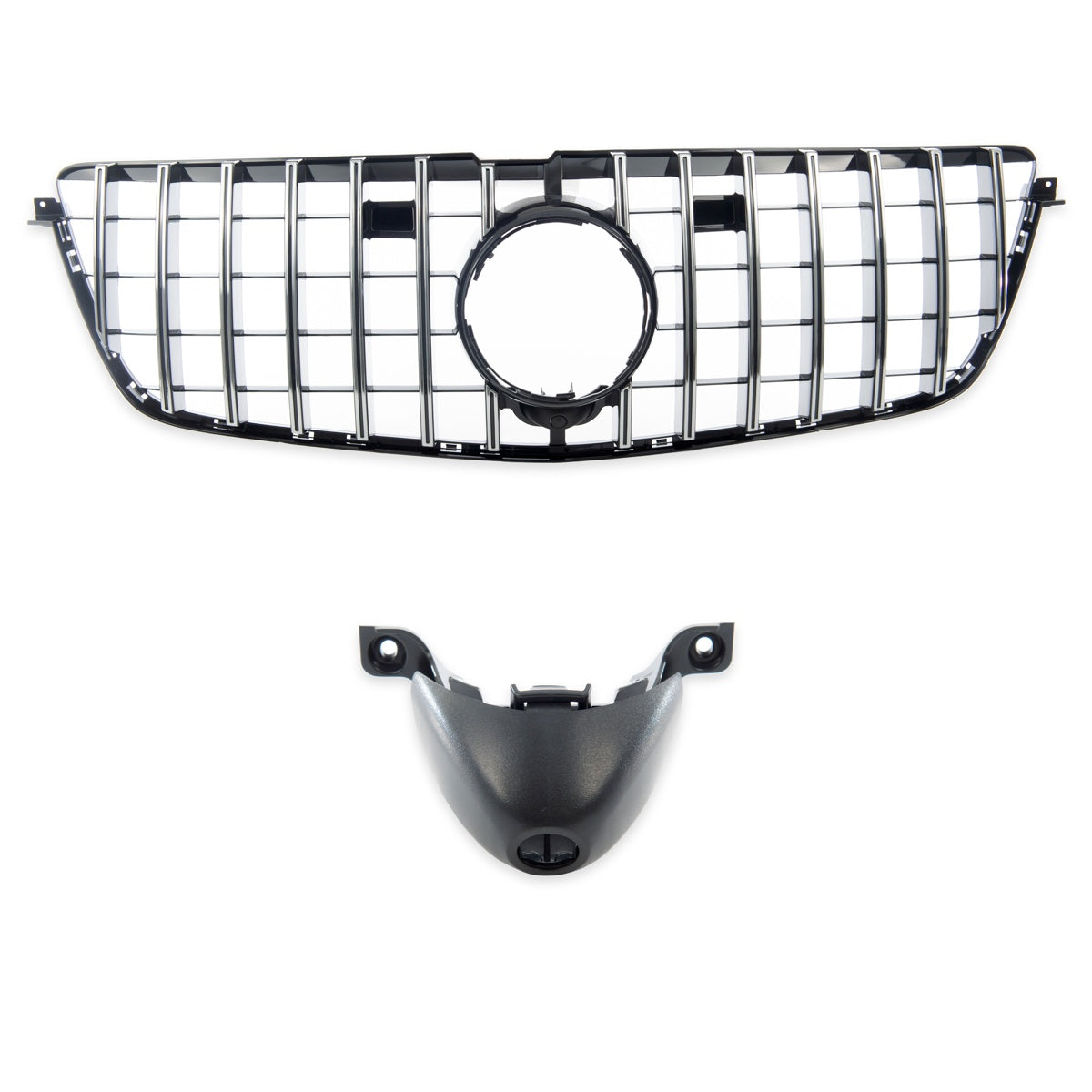 GT Style Chrome Front Grille passend für Mercedes GL-Class X166 2012-2015 – Bild 2