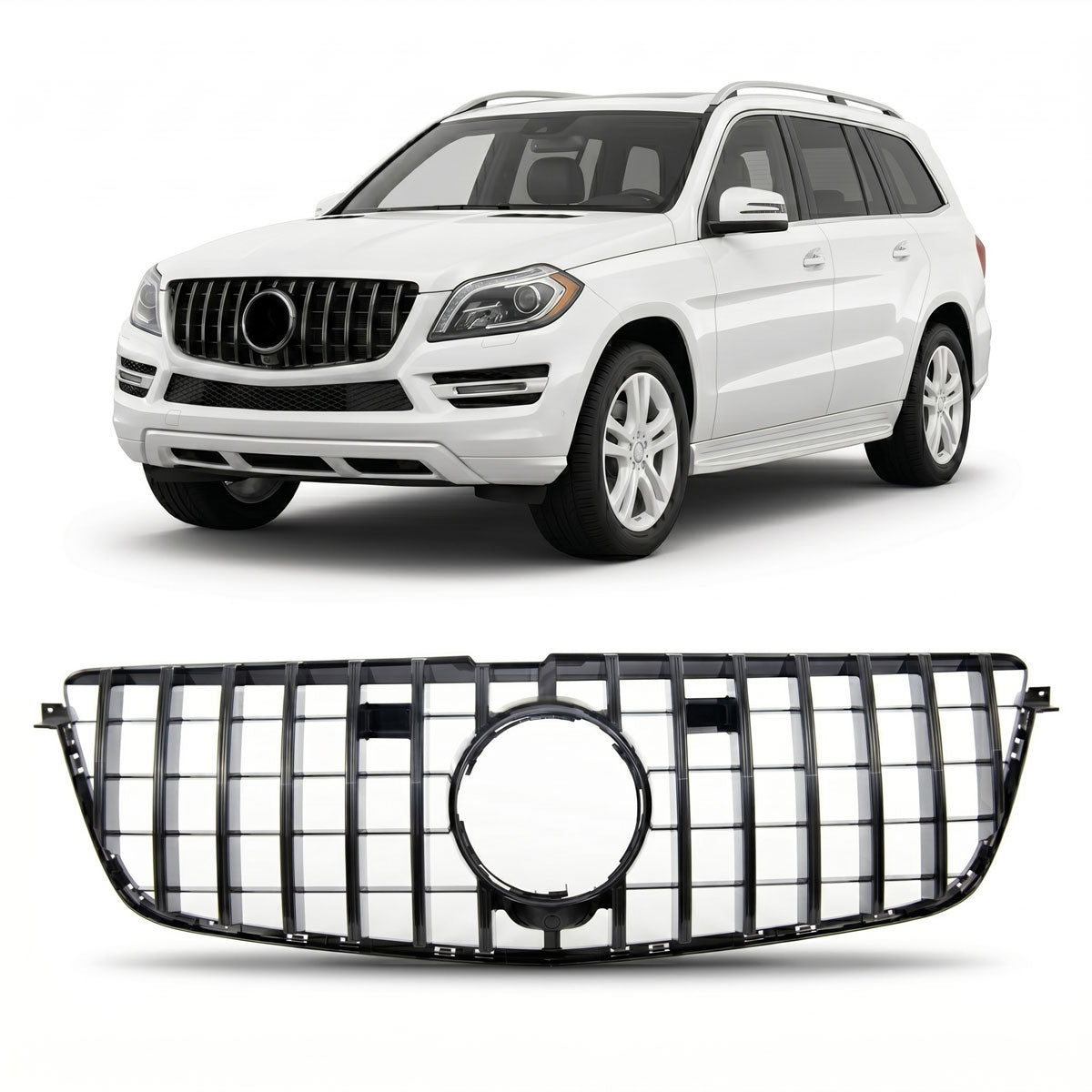 GT Style Front Grille passend für Mercedes GL-Class X166 2012-2015 – Bild 1