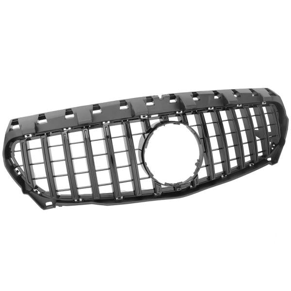 Kühlergrill schwarz glanz passt an passend für Mercedes W117 CLA 13-16 Sport-Panamericana GT
