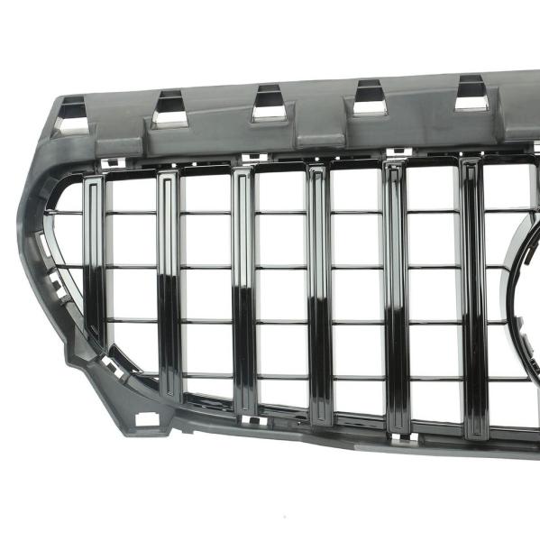 Kühlergrill schwarz glanz passt an passend für Mercedes W117 CLA 13-16 Sport-Panamericana GT