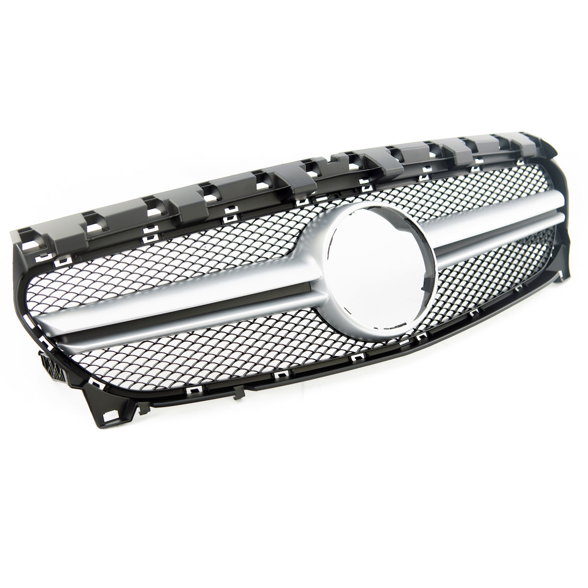 Front Grille Silver passend für Mercedes CLA C117 2016-2019 – Bild 3