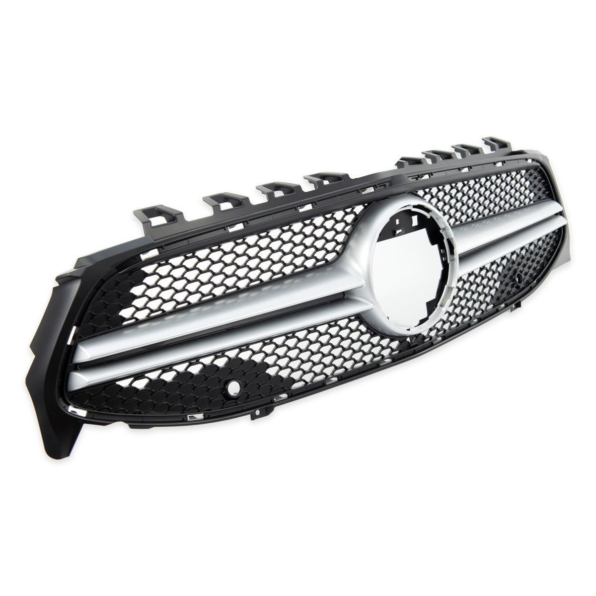 Front Grille Silver without Camera passend für Mercedes CLA C118 2019-2023 – Bild 5