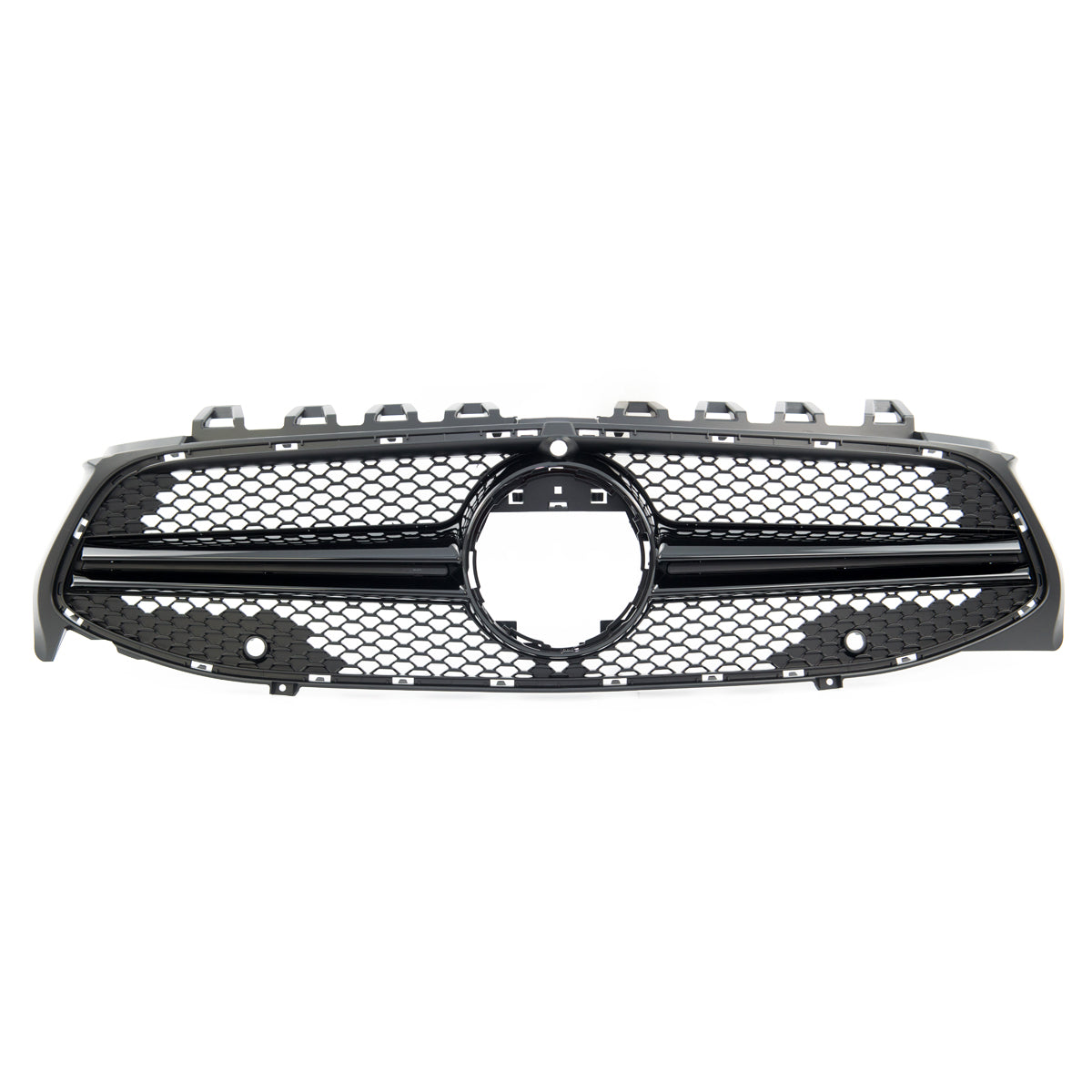 passend für Mercedes CLA C118 X118 2019-2024 Gloss Black A-Type Grille Camera – Bild 2