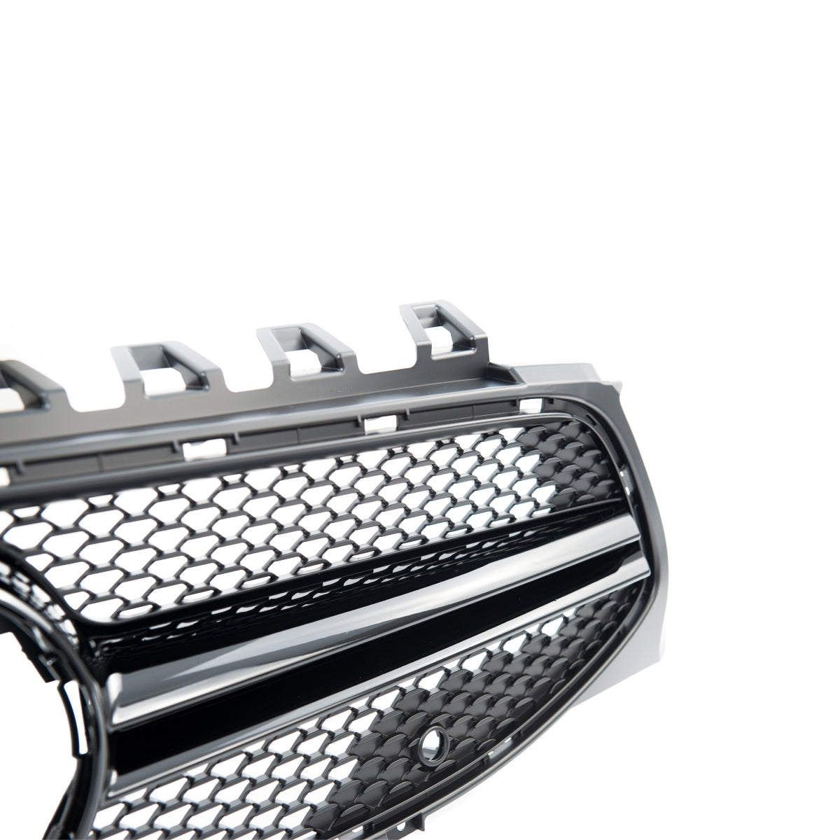 passend für Mercedes CLA C118 X118 2019-2024 Gloss Black A-Type Grille Camera – Bild 3