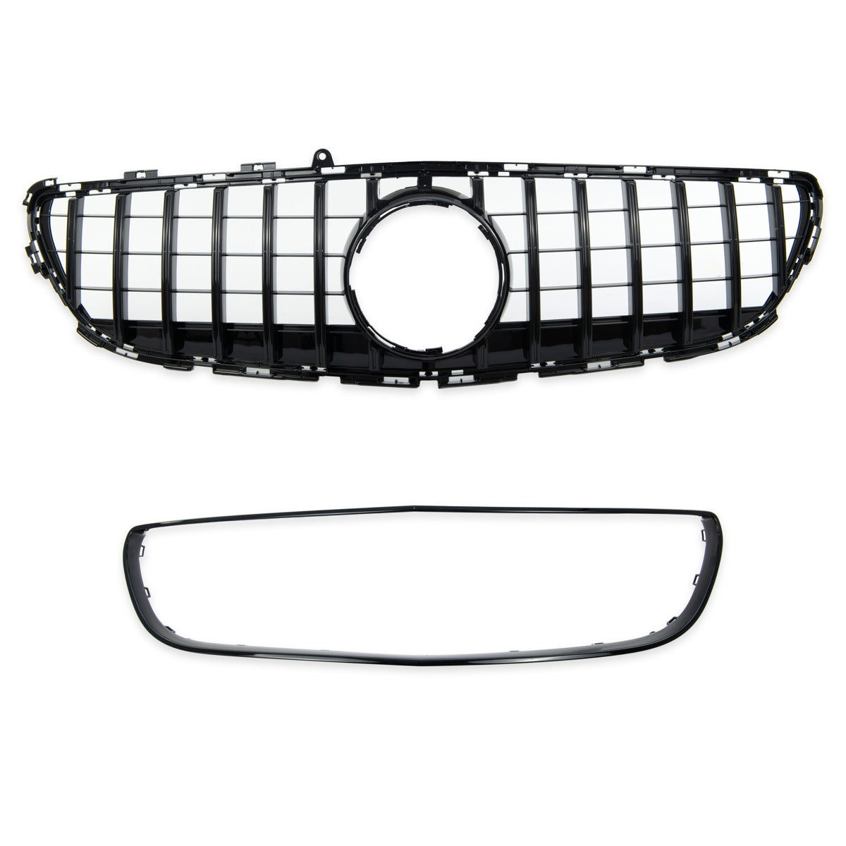 GT Gloss Black Front Grille passend für Mercedes CLS (C218) 2014-2018 – Bild 3