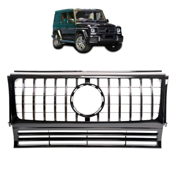 Kühlergrill Chrom passend für Mercedes G-Klasse W463 ab 1990-2018 Sport-Panamericana GT