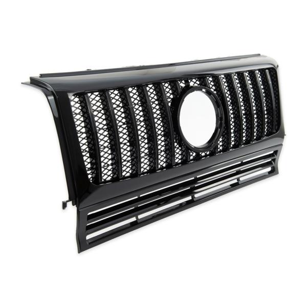 Kühlergrill Frontgrill Schwarz glanz passend für Mercedes G Modell W463 90-18